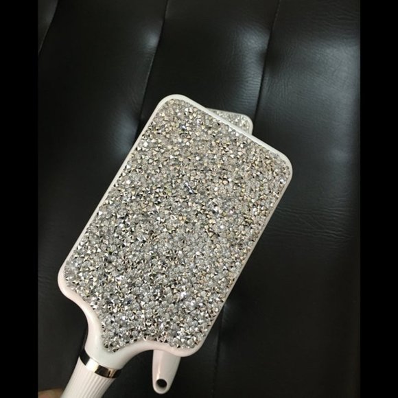 Rhinestone Handmade Diamond Massage Brush Monogram - Picture 2 of 8